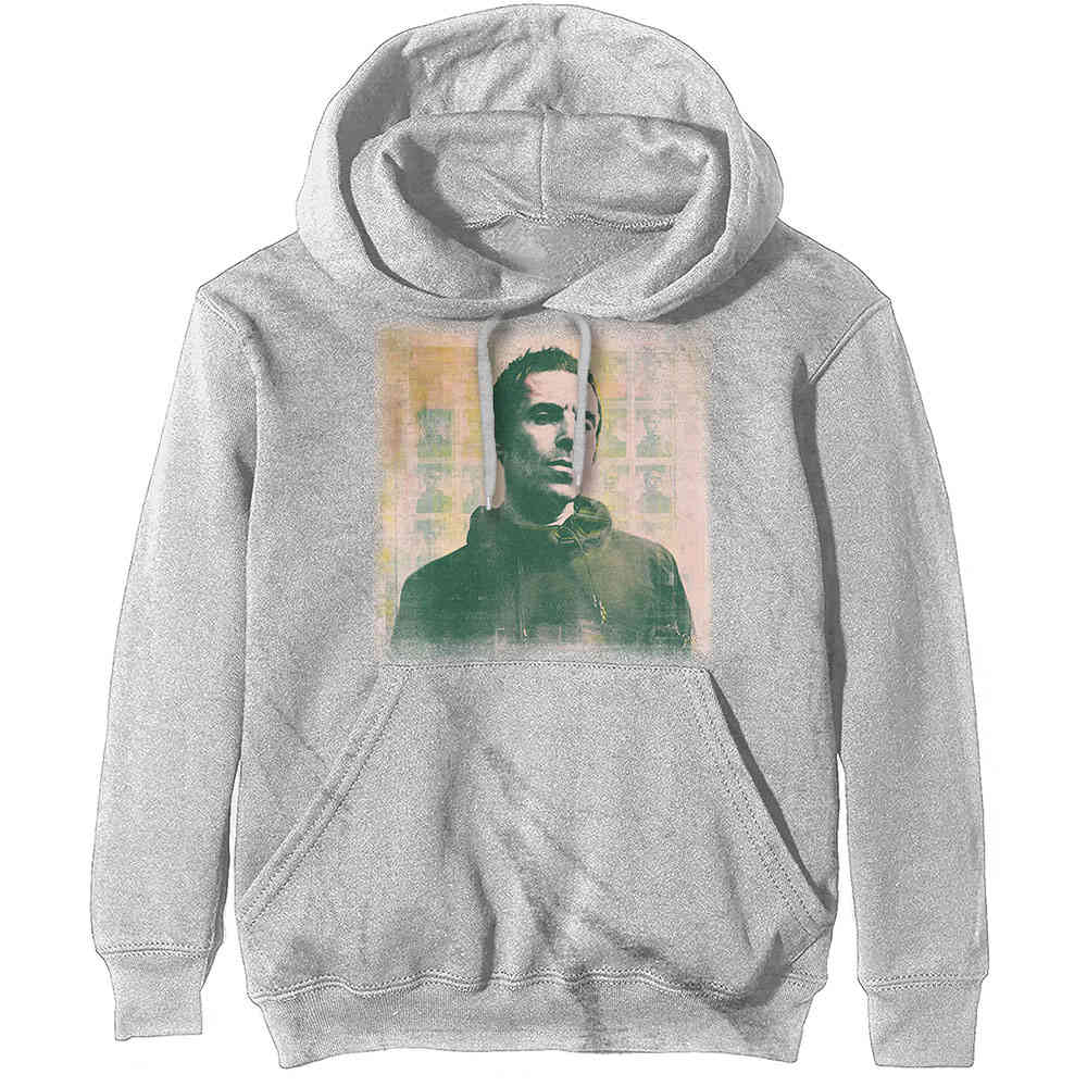 Liam Gallagher - Album Cover Sweat à capuche - Blanc